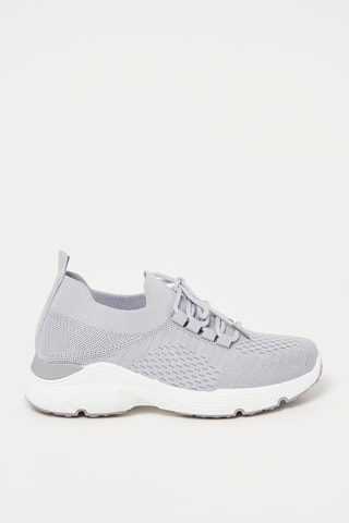 Baskets - Gris clair et blanc