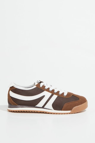 Baskets - Marron et blanc