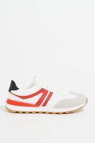 Baskets - Blanc et rouge