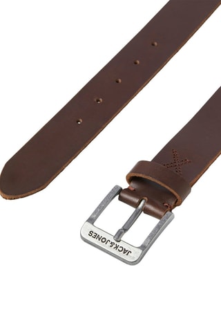 Ceinture en cuir de buffle - Marron