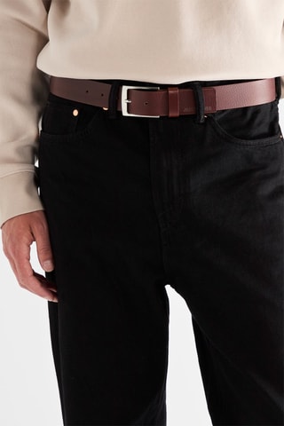 Ceinture en cuir - Marron