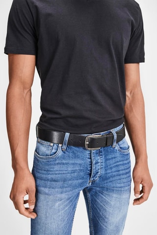 Ceinture en cuir - Noir