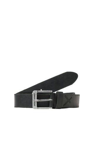 Ceinture en cuir de buffle - Noir