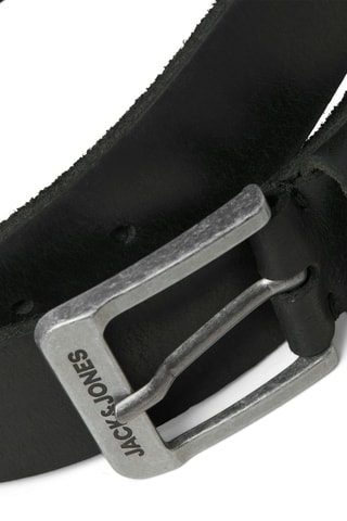 Ceinture en cuir de buffle - Noir