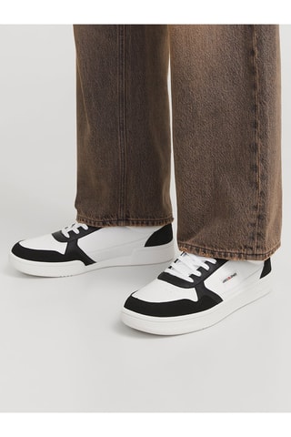 Baskets - Blanc et anthracite