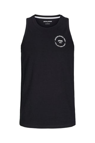 2 débardeurs regular - Bleu marine et noir