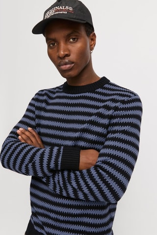 Pull - Noir et bleu