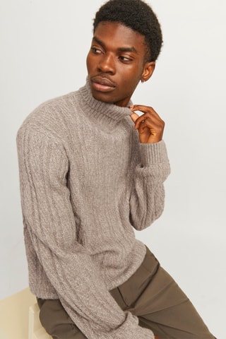 Pull - Taupe chiné