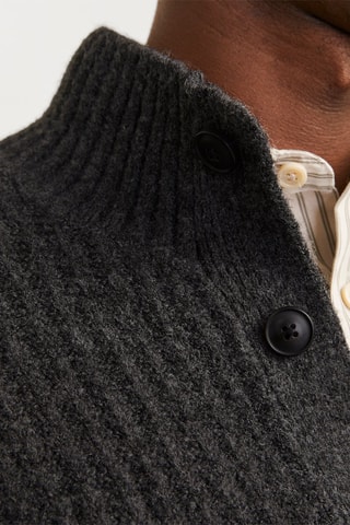 Cardigan - Gris foncé chiné