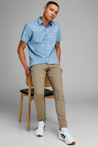 Pantalon droit - Kaki
