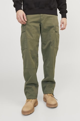 Pantalon cargo - Vert olive