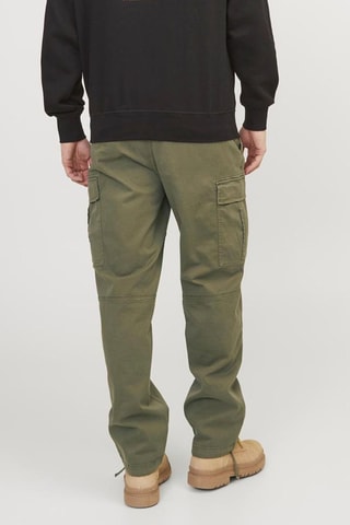 Pantalon cargo - Vert olive