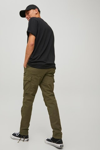 Pantalon cargo - Vert olive