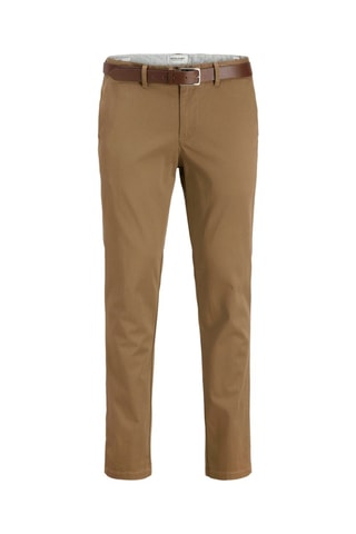 Pantalon slim - Marron