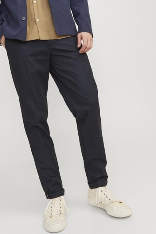 Pantalon tapered - Bleu marine