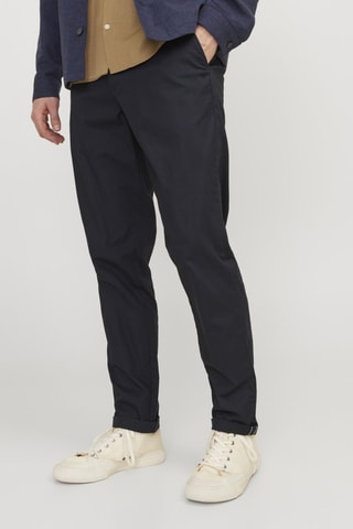 Pantalon tapered - Bleu marine