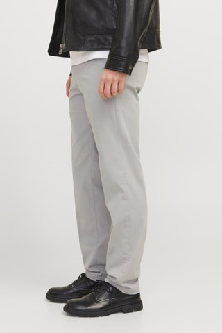 Pantalon regular - Gris clair