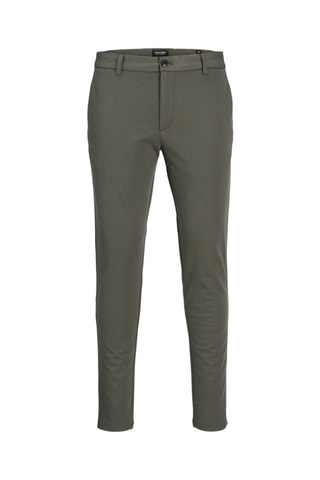 Pantalon slim - Vert olive
