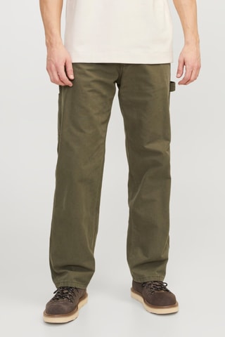 Pantalon baggy - Vert olive