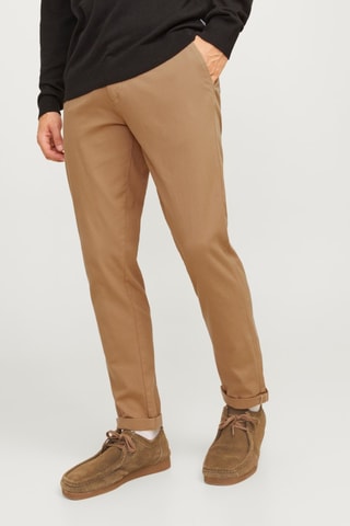 Chino en coton biologique - Marron