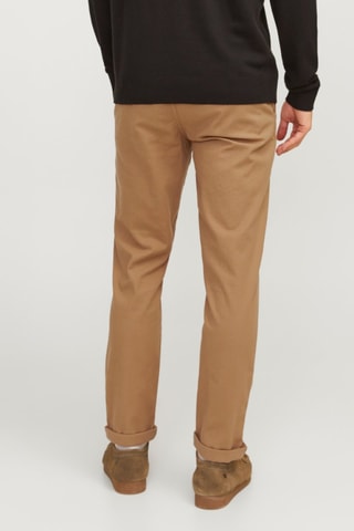 Chino en coton biologique - Marron