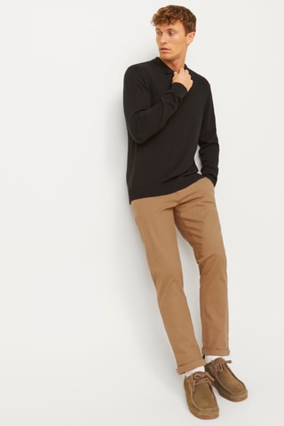 Chino en coton biologique - Marron