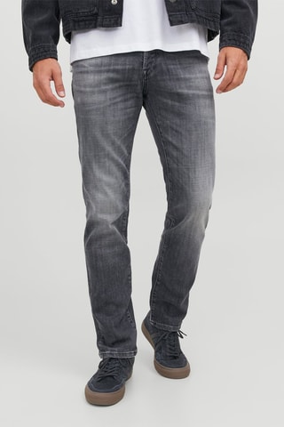 Jean slim en coton biologique - Gris
