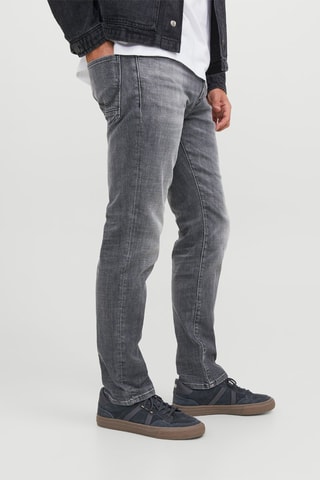 Jean slim en coton biologique - Gris