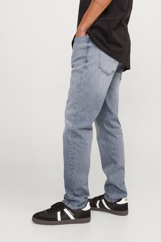 Jean regular en coton biologique - Gris