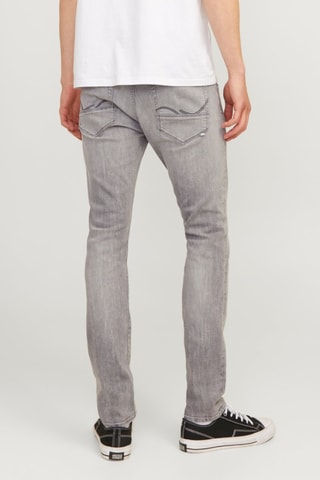 Jean slim en coton biologique - Gris