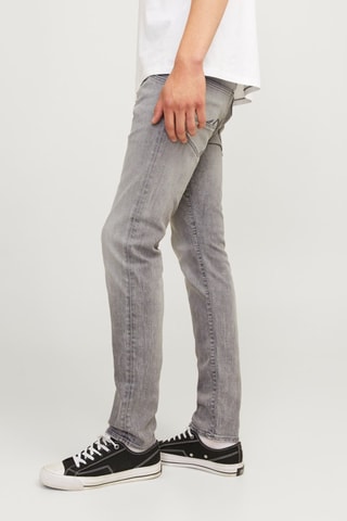 Jean slim en coton biologique - Gris