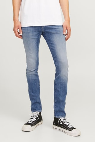 Jean slim en coton biologique - Ciel