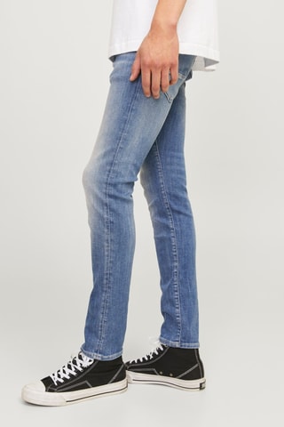 Jean slim en coton biologique - Ciel