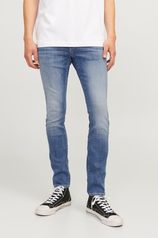 Jean slim en coton biologique - Ciel