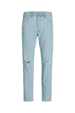 Jean relaxed taille haute - Bleu