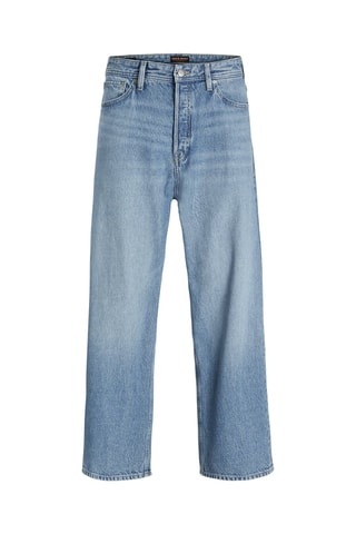 Jean baggy taille haute - Bleu