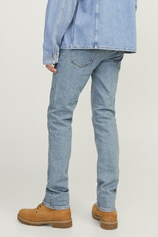Jean regular en coton biologique - Bleu clair