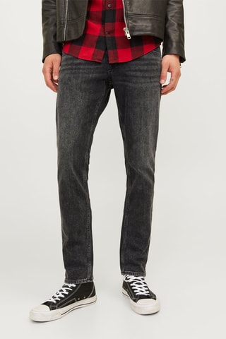 Jean slim en coton biologique - Noir