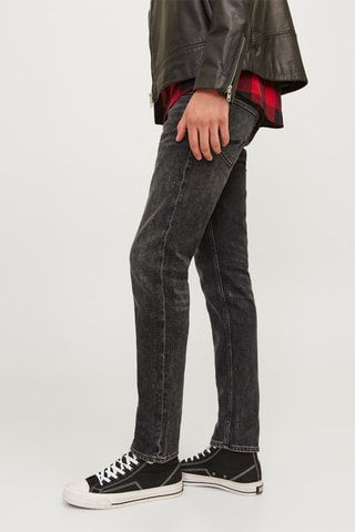 Jean slim en coton biologique - Noir