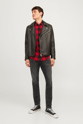 Jean slim en coton biologique - Noir