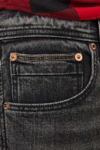 Jean slim en coton biologique - Noir