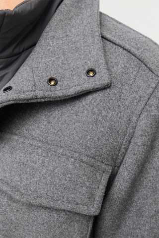 Veste en laine - Gris chiné
