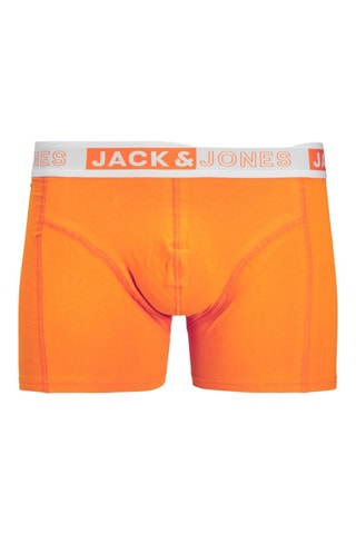 3 boxers - Orange, bleu cobalt et noir