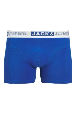 3 boxers - Orange, bleu cobalt et noir