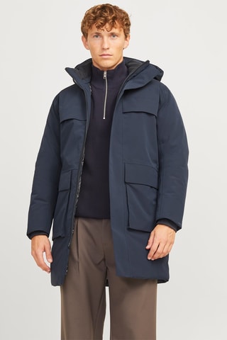 Parka à capuche - Bleu marine