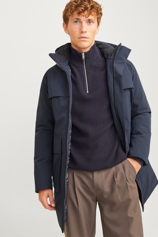 Parka à capuche - Bleu marine