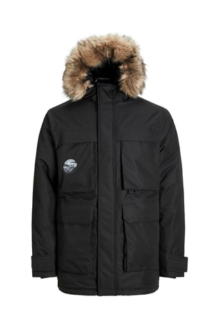Parka à capuche - Noir
