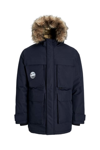 Parka à capuche - Bleu marine