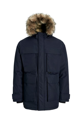Parka à capuche - Bleu marine