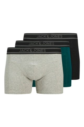 3 boxers - Gris et noir